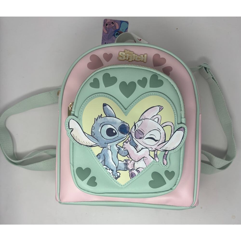 NWT Pastel Loungefly Disney Lilo & Stitch Mini Backpack